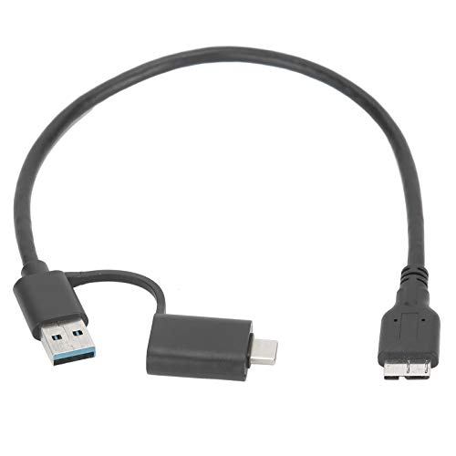 Cuifati Typ-C-Datenübertragungskabel USB3.0 zu Micro-USB3.0 mit Geringem Stromverbrauch Leichtes PVC-Material von Cuifati