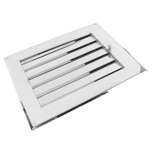 Cuifati Verstellbare Lammfliege, 510 X 410 Mm Spiegel Poliert Einstellbares Luftventil für Boot von Cuifati