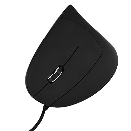 Cuifati Vertikale Maus USB-Kabel Linke Vertikale Maus 6 Tasten, Ergonomische Gaming-Maus Handgelenk Gesunde Maus 1600DPI, Geeignet für Spiele-Enthusiasten, Programmierer, Büroangestellte von Cuifati