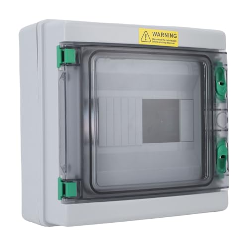 Cuifati Wassersicherheitsverteilungsbox, Impact Proof 8 Schaltkreise Abs Kunststoff Universal Safe Isolierte Wasserschutzverteilungskasten für den Industriellen Gebrauch von Cuifati