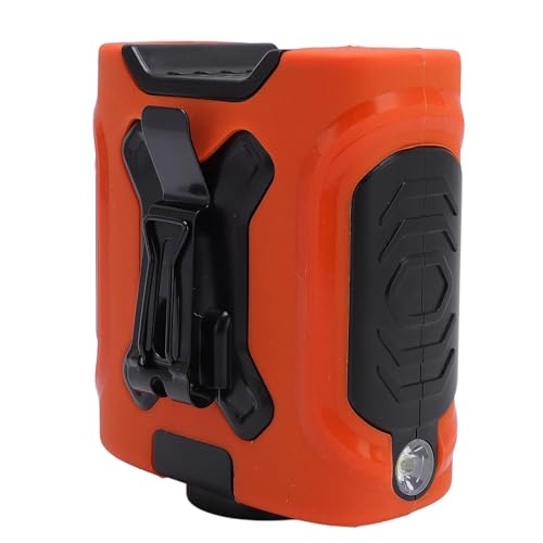 Cuifati Wiederaufladbarer Taillenlüfter, 10000 MAh 5 Geschwindigkeiten USB - auf Tragbarem Hals Taillenkühlungslüfter mit LED -Taschenlampe SOS -Funktion, für Campingreisen Im Freien von Cuifati