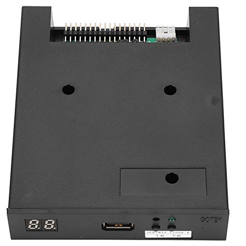 Diskettenlaufwerk, 3,5"1,44 MB SFR1M44-U100K-R Aktualisierte Version USB-Flash-Diskettenlaufwerk-Emulator mit schwarzen Schrauben von Cuifati