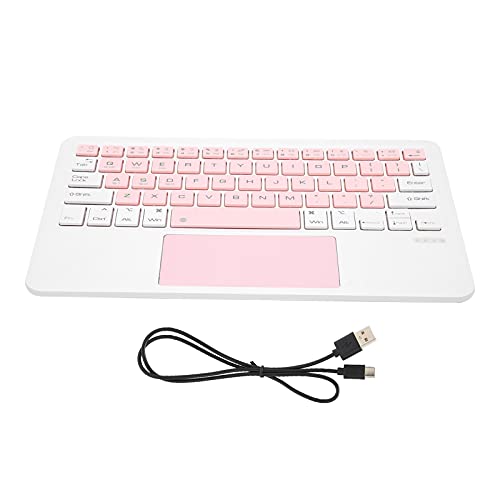 Cuifati Drahtlose Tastatur Intern Feine Handwerkskunst Einfach und Großzügig Geeignet für Tablet 2021, für Matepad 11(Rosa) von Cuifati