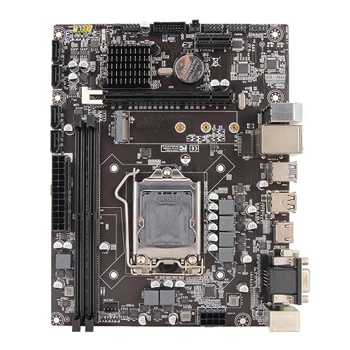 Für Inter H310 LGA 1151 Motherboard DDR4 Computer Motherboard mit M.2 NVMe NGFF SATA 6 Gb/s PCIe Slot DVI + VGA + HDML, RJ45 Plug & Play von Cuifati