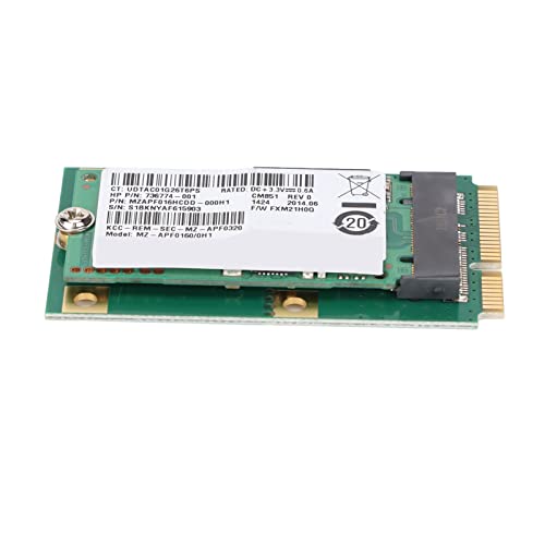 Cuifati Interne 16-GB-SSD-Festplatte, Computer-M.2-Festplatte mit MSATA-Adapter, Interne M.2-zu-MSATA-SSD für PC/Mining-Maschinen/All-in-One-Maschine von Cuifati