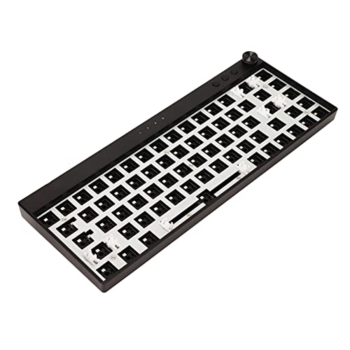 Cuifati Mechanisches Tastatur-Kit Zum Selbermachen mit 68 Tasten, Gaming-Tastatur ohne Tastenkappen, Farbige RGB-Tastatur mit Ergonomischer Ablage, Kabelgebundene/kabellose Mechanische von Cuifati