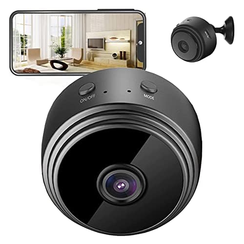 Überwachungskamera für Den Innenbereich, Mini Kamera, 1080P HD-WLAN-Kamera, Babyphone mit Infrarot-Nachtaufnahme, Bewegungssensor und 150 ° Weitwinkel, Kompakte Größe, Intelligente von Cuifati