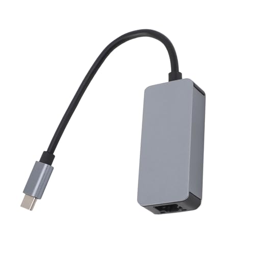 USB-C-zu-Ethernet-Adapter, USB-Typ-C-zu-RJ45-Gigabit-Ethernet-LAN-Netzwerkadapter, Hochgeschwindigkeitsübertragung, Plug-and-Play, für Win für Vista für OS X für Chrome OS für von Cuifati