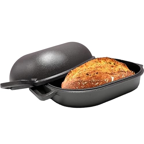 Cuisiland Große, robuste, bereits eingebrannte Gusseisen-Brot- und Kastenform – eine perfekte Art zum Backen von Cuisiland