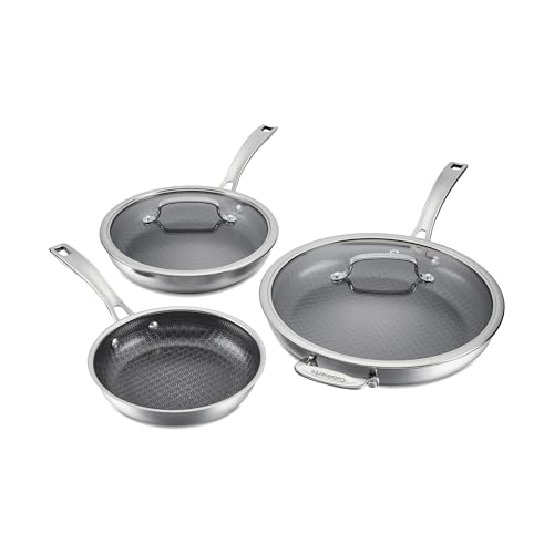 Cuisinart, 5-teiliges Bratpfannen-Set – 20,3 cm 25,4 cm mit Deckel 30,5 cm mit Deckel, FPS-5SSCR Cuisinart, 5-teiliges Bratpfannen-Set – 20,3 cm 25,4 cm mit Deckel 30,5 cm mit Deckel, FPS-5SSCR von Cuisinart