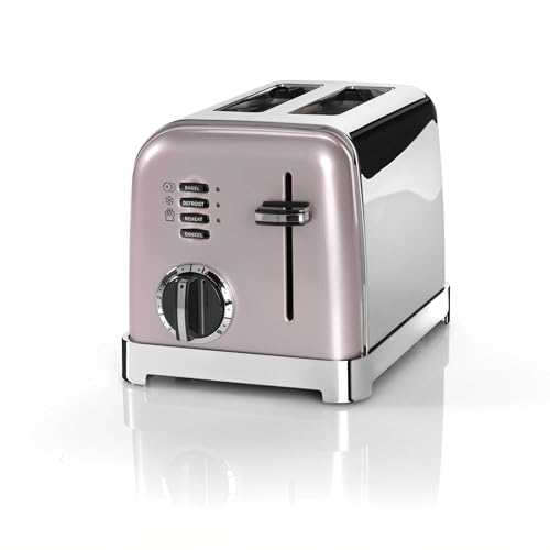 Cuisinart CPT160PIE Style Collection 2-Schlitz-Toaster, Edelstahl, Vintage Rosa Pink von Cuisinart