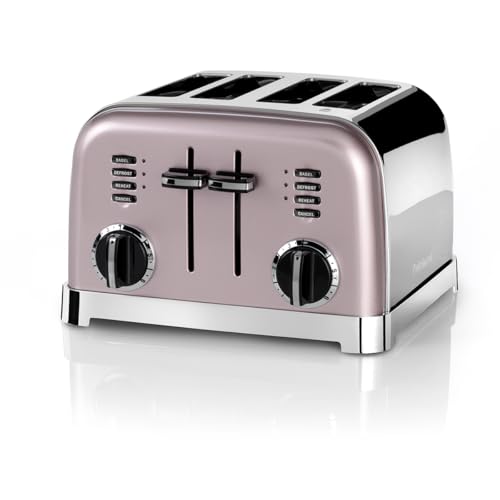 Cuisinart CPT180PIE Style Collection 4-Schlitz-Toaster, Edelstahl, Vintage Rosa Pink von Cuisinart