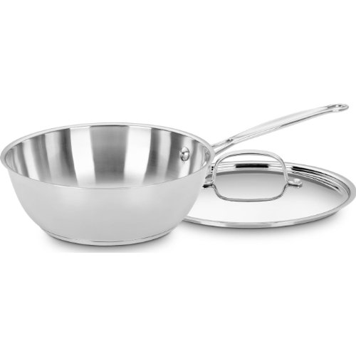 Cuisinart 735–24 Chef 's Classic Edelstahl 3-quart Chef 's Pfanne mit Cover von Cuisinart