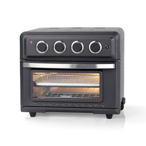 Cuisinart Air Fryer Mini-Ofen | 7 in 1: Frittieren, Braten, Backen, Grillen, Toasties, Toasten & Warmhalten | 2 Kochstufen, 17L großes Fassungsvermögen | 30% schneller | Energieeffizient von Cuisinart