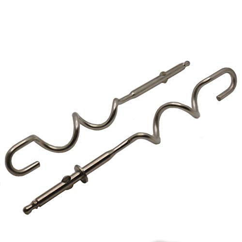 Cuisinart CHM-DH 2 Ersatz-Knethaken aus Edelstahl, passend für Modelle CHM-3, CHM-5, CHM-7, HM-50 HM-70 HM-90, HTM-3, HTM-5, HTM-7 und HTM-9, nur OEM von Cuisinart