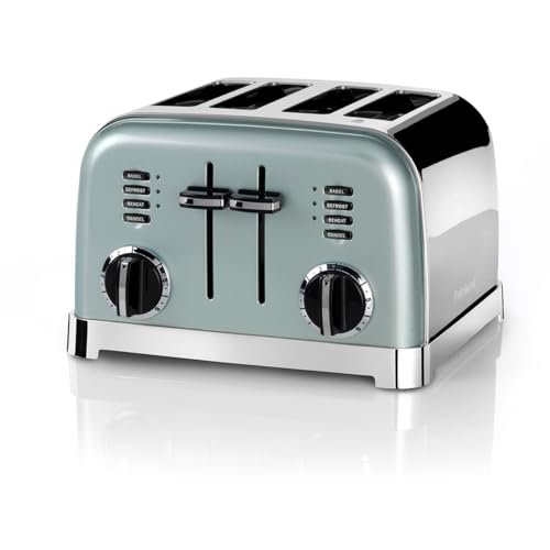 Cuisinart CPT180GE Style Collection 4-Schlitze-Toaster, Edelstahl, helles Pistaziengrün von Cuisinart