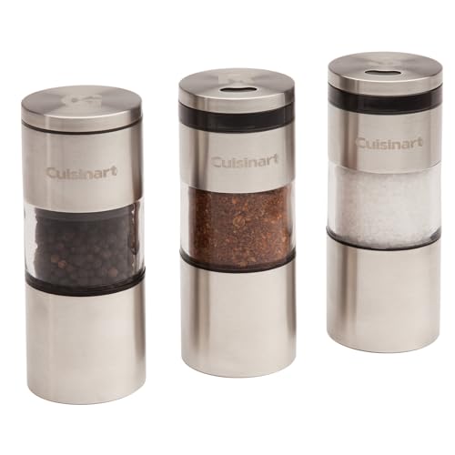 Cuisinart CSS-33 Magnetisches Grillgewürze-Set, Silber von Cuisinart