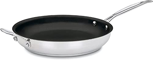 Cuisinart Chef 's Classic Edelstahl offen Aluminiumguss-Pfanne, edelstahl, Edelstahl, 12-Inch von Cuisinart