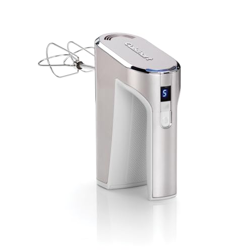 Cuisinart Cordless Power Hand Mixer | Cake Mixer zum Backen | Edelstahlschläger, 5 Geschwindigkeiten | wiederaufladbar | 20 Minuten Dauerbetrieb | Spülmaschinenfest | Elektrischer Handmixer von Cuisinart