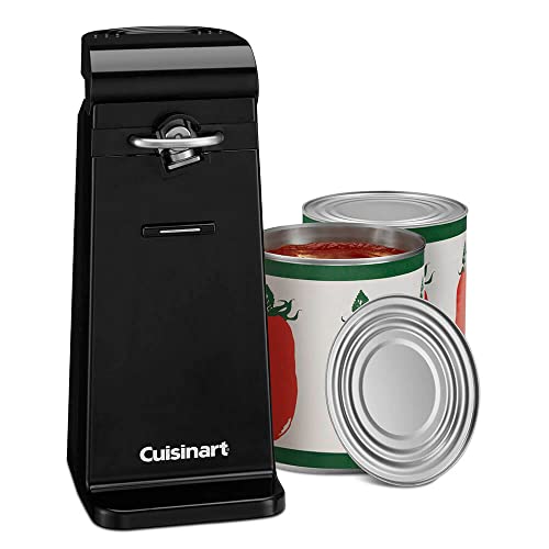 Cuisinart Elektrischer Dosenöffner seitlich geschnitten, Edelstahl, Schwarz, Automatisch, CAN_OPENER, Manuelle Dosenöffner, 2.73 pounds, 9.35 Inches, 1 Stück, 3311541, 492567011 von Cuisinart