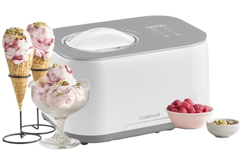 Cuisinart FreezeEase – Selbstkühlende Eismaschine | 3 Voreinstellungen | Eiscreme, Sorbet, Frozen Yoghurt | Kein Vorkühlen nötig | Fertig in 40 Minuten | Kühlhaltefunktion von Cuisinart