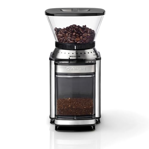 Cuisinart Kaffeemühle | Kaffeemühle für zu Hause | 4-18 Tassen | 18 Mahlgradeinstellungen | verschiedene Brühstärken - Espresso, Cold Brew, Latte, Cappuccino | spülmaschinenfest | einfach zu bedienen von Cuisinart