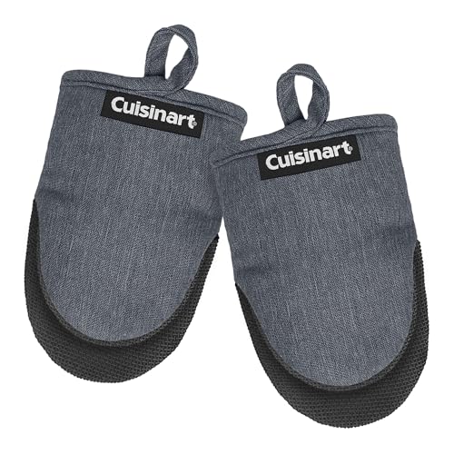 Cuisinart Mini-Ofenhandschuhe – 14 x 17,8 cm hitzebeständige Küchenhandschuhe für den Ofen mit Rutschfester Neopren-Handfläche, Baumwollfüllung und Stoffschlaufe – langlebiges Ofenhandschuh-Set zum Cuisinart Mini-Ofenhandschuhe – 14 x 17,8 cm hitzebeständige Küchenhandschuhe für den Ofen mit Rutschfester Neopren-Handfläche, Baumwollfüllung und Stoffschlaufe – langlebiges Ofenhandschuh-Set zum von Best Brands