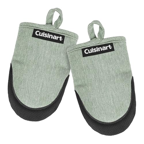 Cuisinart Mini-Ofenhandschuhe – 14 x 17,8 cm hitzebeständige Küchenhandschuhe für den Ofen mit Rutschfester Neopren-Handfläche, Baumwollfüllung und Stoffschlaufe – langlebiges Ofenhandschuh-Set zum Cuisinart Mini-Ofenhandschuhe – 14 x 17,8 cm hitzebeständige Küchenhandschuhe für den Ofen mit Rutschfester Neopren-Handfläche, Baumwollfüllung und Stoffschlaufe – langlebiges Ofenhandschuh-Set zum von Best Brands