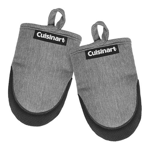 Cuisinart Mini-Ofenhandschuhe – 14 x 17,8 cm hitzebeständige Küchenhandschuhe für den Ofen mit rutschfester Neopren-Handfläche, Baumwollfüllung und Stoffschlaufe – langlebiges Ofenhandschuh-Set zum Cuisinart Mini-Ofenhandschuhe – 14 x 17,8 cm hitzebeständige Küchenhandschuhe für den Ofen mit rutschfester Neopren-Handfläche, Baumwollfüllung und Stoffschlaufe – langlebiges Ofenhandschuh-Set zum von Best Brands
