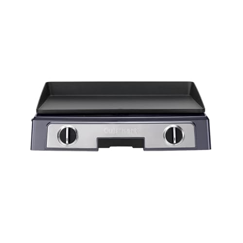 Cuisinart Hot Plate Entertaining Grill & Griddle | XL Elektrischer Plancha Grill, Teppanyaki Grillplatte für zu Hause | Antihaftbeschichtete abnehmbare Platte, 2-Zonen-Temperaturregelung bis zu 260°C von Cuisinart