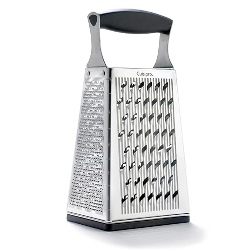 CUISIPRO | 5-in-1 Turmreibe | Reibe Edelstahl rostfrei | Küchenreibe mit 5 Reibeflächen | Gemüsereibe mit Surface Glide TechnologyTM | Reibe für Gemüse mit abnehmbarem Boden CUISIPRO | 5-in-1 Turmreibe | Reibe Edelstahl rostfrei | Küchenreibe mit 5 Reibeflächen | Gemüsereibe mit Surface Glide TechnologyTM | Reibe für Gemüse mit abnehmbarem Boden von Cuisipro