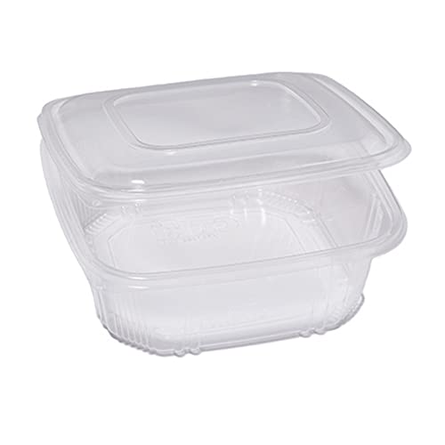 Cuki Professional Aufbewahrungsboxen aus PP-Kunststoff, mit Klappdeckel, 21,5 x 21,5 cm, 21,5 x 21,5 x 6,9 cm, 50 Stück von Cuki Professional