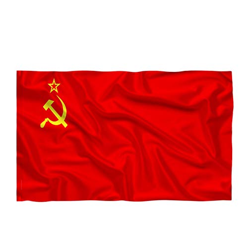 Große Flagge Große Sowjetunion Flag Banner Polyester Printed Sowjetunion Nationalflagge Mit Messingösen 90x150cm von Culer