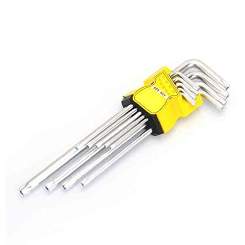 Multifunktionale Schraubendreher 9pcs Stern Hand Bedienen Schlüssel Metric Torx-vanadium-schlüsselsatz Für T10 T15 T20 T25 T27 T30 T40 T45 T50 von Culer