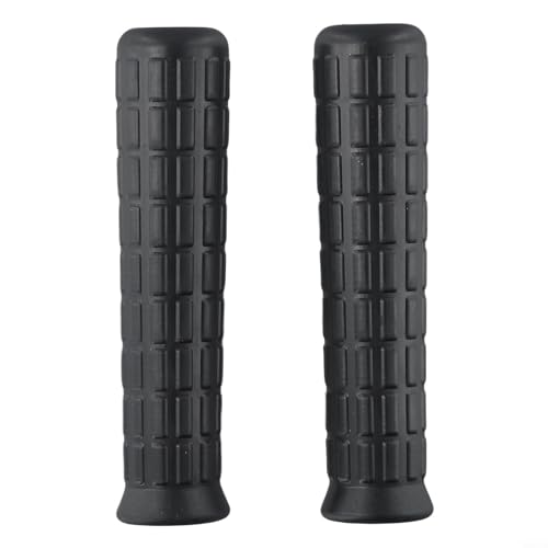 2 Stück Schubkarrengriffe Gummi schwarz Rundloch Rohre Ersatz Griffe rutschfeste Gummiabdeckung Werkzeug rutschfest und Stoßdämpfung (114 x 20 mm) von CulinaBlend