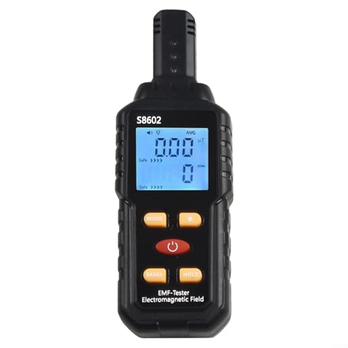 3-in-1 Elektromagnetischer Feldstrahlungsdetektor, LCD-Digitalanzeige, tragbares EMF-Messgerät, elektromagnetischer Tester von CulinaBlend