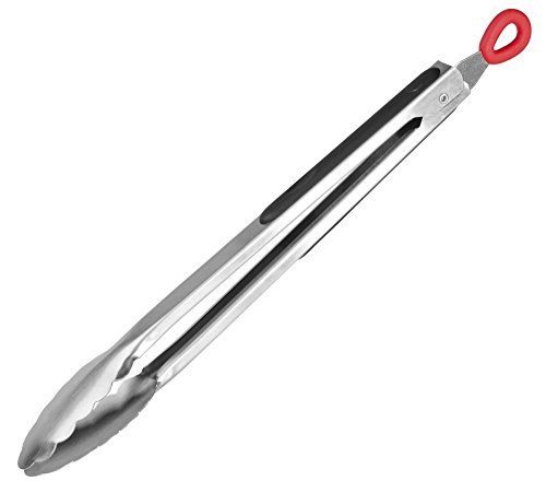 culinario BBQ Profi-Grillzange 34 cm, aus Edelstahl mit Kunststoffgriff und Feststellmechanismus culinario BBQ Profi-Grillzange 34 cm, aus Edelstahl mit Kunststoffgriff und Feststellmechanismus von culinario