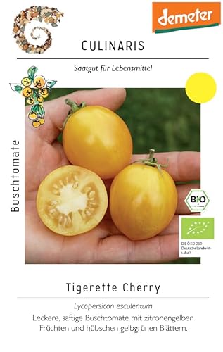 Culinaris 016 Buschtomate Tigerette Cherry (Bio-Buschtomatensamen) von Culinaris