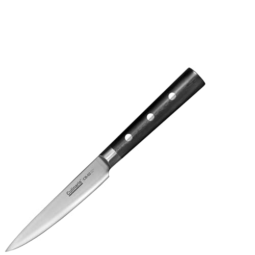 Culinaris Allzweckmesser, Klingenlänge 12,5 cm aus hochwertigem Deutschen Edelstahl. Profi Universalmesser Küchenmesser mit dreifach genietetem ergonomischen Hartharz Griff von Culinaris
