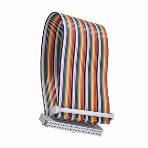 40-poliges GPIO-Kabel (Buchse auf Buchse), 8-Zoll-Steckplatinen-Überbrückungskabel, flexibles Flachbandkabel, Kupferkern für Anschluss 2 3 Modell von Culnflun