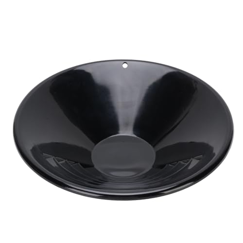 Culnflun 10 Zoll Gold pfanne Schwarz Runde ABS Robuste Leichte Gold Schwenk pfanne für Prospect ing Culnflun 10 Zoll Gold pfanne Schwarz Runde ABS Robuste Leichte Gold Schwenk pfanne für Prospect ing von Culnflun