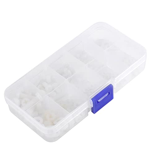 Culnflun 150pcs M2 M2,5 M3 M4 M5 Schrauben Schrauben Muttern Waschmaschinen -Sortiment -Kit in Kunststoffbox able Befestigungselemente für elektrische mechanische Hardware -Pol von Culnflun
