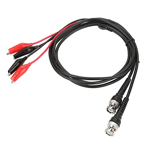 Culnflun 2 Stück P1011 BNC Q9 bis Dual Clip Große Koaxiale Konstruktion Flexible Farb codierte Leads Oszilloskop Test Sonde Blei Kabel Culnflun 2 Stück P1011 BNC Q9 bis Dual Clip Große Koaxiale Konstruktion Flexible Farb codierte Leads Oszilloskop Test Sonde Blei Kabel von Culnflun