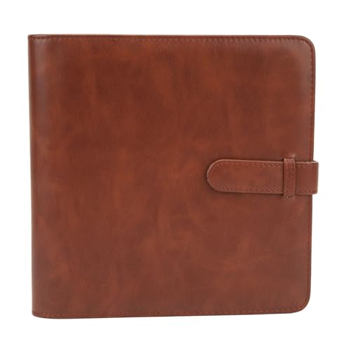 Culnflun 288 Pocketings Fotoalbum für 12 11 3 Zoll Großkapazität Multifunktion PU Leder Fotoalbum für Hochzeiten Engagements Graduationen Babyfotos usw. (Brown) von Culnflun