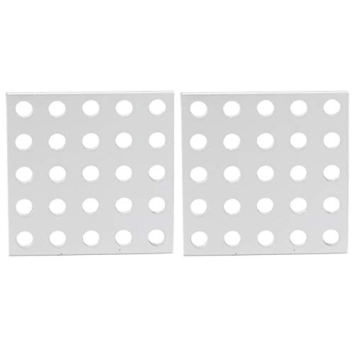 Culnflun 2PCS Aluminium Grid Panel Plattenplatte Panel Industrie -Teile 3116-0040-0040 5 x 5 Loch von Culnflun