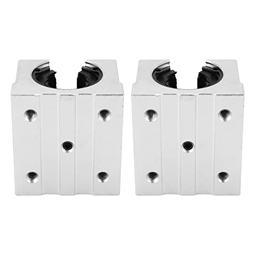 Culnflun 2pcs Offenes lineares Lager Offener Schiebkugellager Block Linear Bewegungskugellager -Lagern Block Match SBR25UU Aluminium Legierung Verschleiß linearer Bewegungsblock von Culnflun