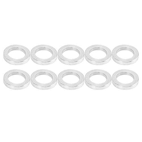 Culnflun Aluminum Alloy Spacer Cylindrical Gasket Round Support Spacer Lightweight Shaft Interval Support Accessories for Machinery Assembly Outer Diameter 6mm Anodized Surface 10 (Length 3mm) von Culnflun