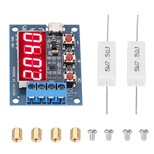 Culnflun Batteriekapazitätstester professionelle Li -Ion -Blei Batterie -Entladung Analysator Spannungsstrommesser für DIY -Enthusiasten und -Techniker von Culnflun