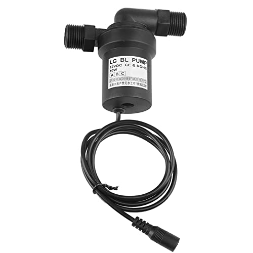 Culnflun Bürstenlose Wasserpumpe, 1/2 "männliche Gewindezentrifugal -Tauchpumpe 8lmin 12 V DC 10W Solar Hochtemperatur Wasserpumpe Wasserzirkulation Druckdruckpumpe Culnflun Bürstenlose Wasserpumpe, 1/2 "männliche Gewindezentrifugal -Tauchpumpe 8lmin 12 V DC 10W Solar Hochtemperatur Wasserpumpe Wasserzirkulation Druckdruckpumpe von Culnflun