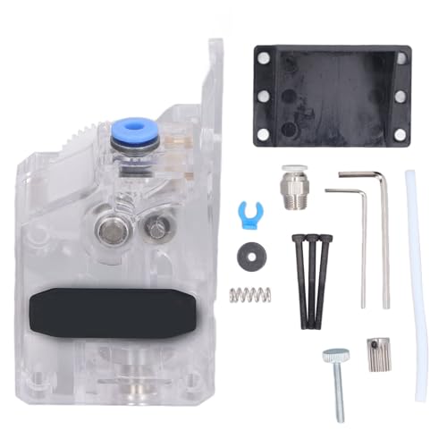 Culnflun Dual Drive Gear Extruder Kit Transparent Dual Gear Reduction Mechanismus für stabile Filaments kompatibel mit Ender 3 Pro CR10 und meisten Open Source 3D -Druckern Culnflun Dual Drive Gear Extruder Kit Transparent Dual Gear Reduction Mechanismus für stabile Filaments kompatibel mit Ender 3 Pro CR10 und meisten Open Source 3D -Druckern von Culnflun